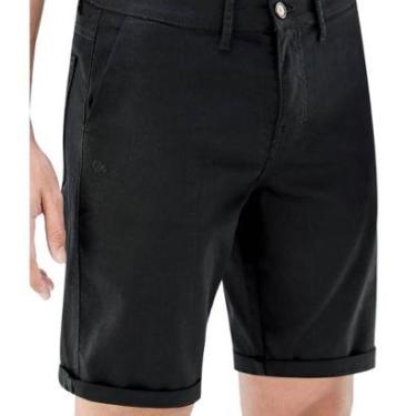Imagem de Bermuda Sarja Masculina Ogochi 003009015 Preto-Masculino