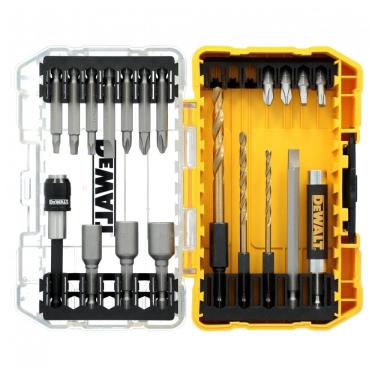 Imagem de Kit Brocas de Chaves 20 Peças com Estojo, DEWALT DW2503, Amarelo