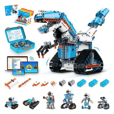 Imagem de Kit de Construção Robótica STEM com Programação via APP Modelo 3D, WhalesBot E7