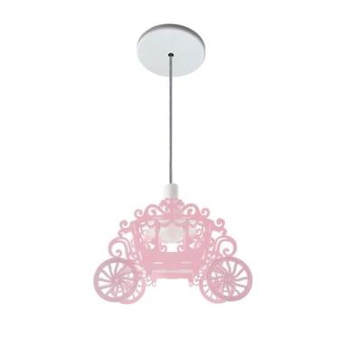 Imagem de Luminária Pendente Infantil Princesa Carruagem Menina Quarto - Shin Te