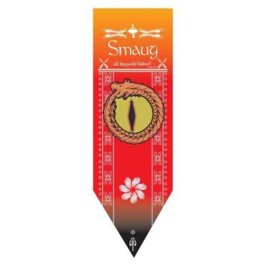 Imagem de Bandeira Flâmula Colecionável Smaug O Senhor Dos Anéis - GS