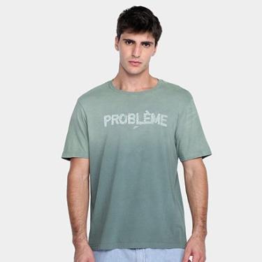 Imagem de Camiseta Ellus Cotton Spray Probleme Classic Masculina-Masculino