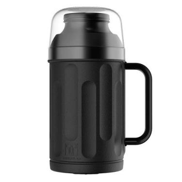 Imagem de Garrafa Termolar Personal 0,5 Litro Rosca 7022 Preta, Preto, 500ml