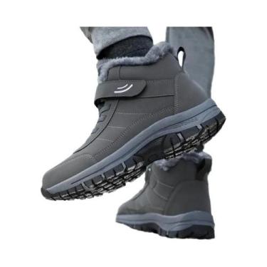 Imagem de Botas De Inverno Femininas Para Caminhada, Forradas Com Plush, Quentes