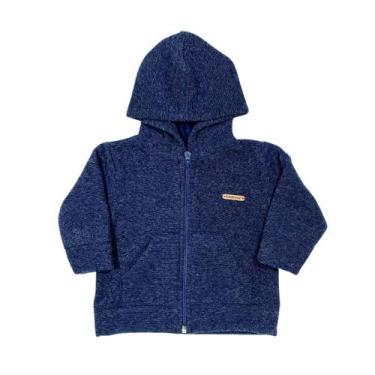 Imagem de Jaqueta Boucle Peluciada Com Capuz E Zíper Infantil Bebê - Fofotinhos,