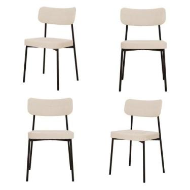 Imagem de Cadeira Mynna Fixa C/4 Pes 525 X 470 X 790 Mm C/4 Un. Corriente Areia 