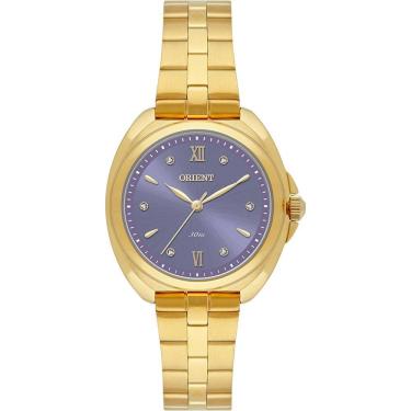 Imagem de Relógio Orient Feminino Ref: Fgss0254 U3kx Casual Dourado
