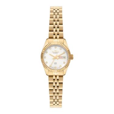 Imagem de Relógio Technos Feminino Ref: Nh06ae/1k Automático Dourado