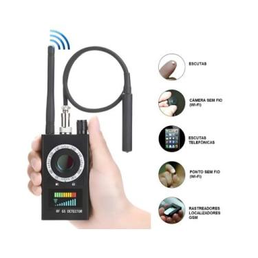Imagem de Detector de cameras vassourinha gps escutas k18 localizador infraverme