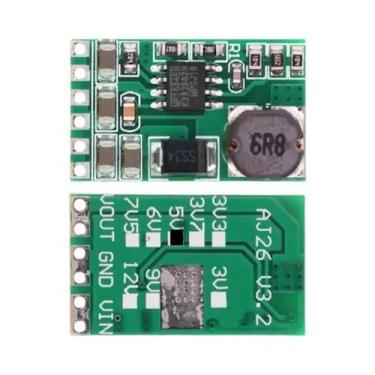 Imagem de Módulo Conversor DC-DC De Alta Potência 4.5V-27V Para 3V-12V 3.5A, Pla