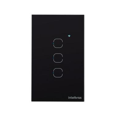 Imagem de Interruptor Smart Wi-Fi Touch 3 Preto Ews 1003 4850018 - INTELBRAS