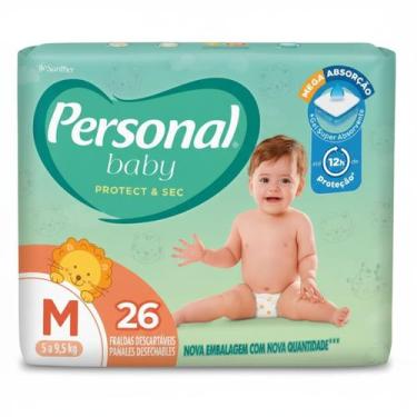 Imagem de Fralda Personal Baby Bronze Jumbinho M 18 Unidades