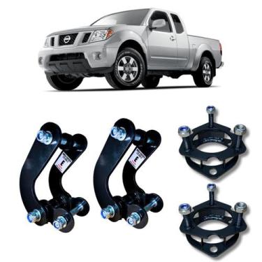 Imagem de Kit Jumelo Conforto Com Calço Lift Dianteiro 3cm Frontier - Borfix