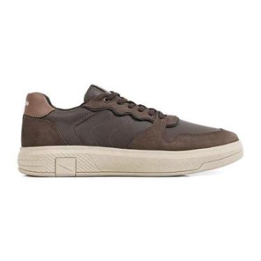 Imagem de Tenis Sapatênis Ferracini Dream Sneaker Couro Marrom-Masculino