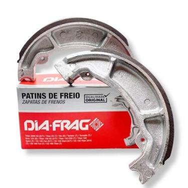 Imagem de Lona de Freio Traseira Para Suzuki Burgman 125 Standard Diafrag