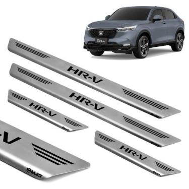Imagem de Jogo Soleiras de Portas Carro Honda Hrv 2022 a 2024 Aço Inox - MULT EN