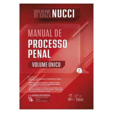Imagem de Manual De Processo Penal - Volume Único - 7ª Edição 2026