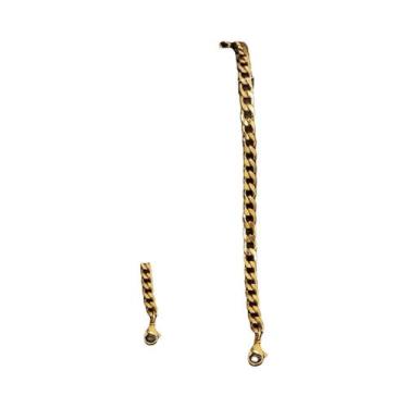Imagem de Pulseira Clássica Feminina Em Aço Inoxidável Banhada a Ouro, À Prova d