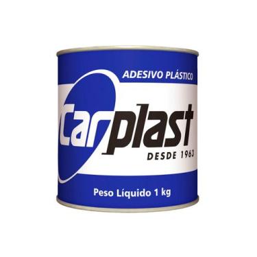 Imagem de Adesivo Plástico 1kg Cinza CA115 Carplast Maxi Rubber