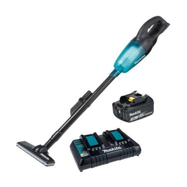 Imagem de Kit Aspirador de Pó 650ml DCL180ZB Makita e Bateria 18V 3.0Ah e Carreg