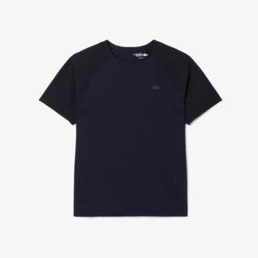 Imagem de Camiseta Esportiva Ultra Dry de Interlock - Lacoste, G, Preto