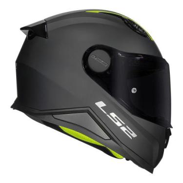 Imagem de Capacete Infantil Moto Ls2 FF812 Preto Kids Criança, PRETO FOSCO, 50