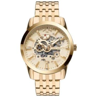Imagem de Relógio Masculino Technos Automático 8205NQ/4X - Dourado