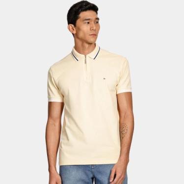 Imagem de Camisa Polo Aramis Piquet New Classic Ve25 Amarelo Masculino, XGG