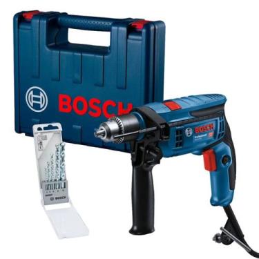 Imagem de Furadeira de Impact 220V Bosch GSB13RE- 750W 5 brocas e mal., 220V