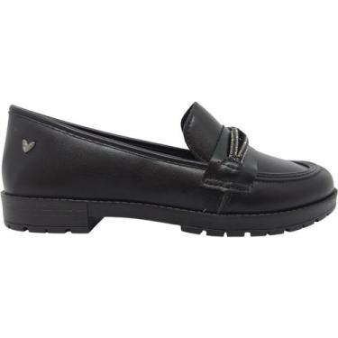 Imagem de Sapato Mocassim Feminino Casual Dia a Dia Passeio Trabalho com Strass 
