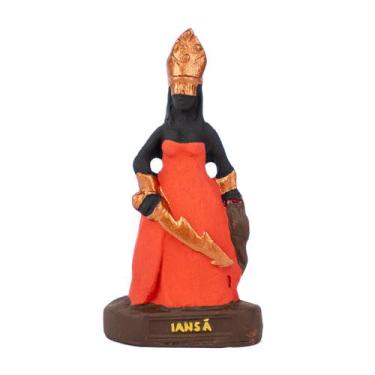 Imagem de Escultura Iansã vermelha 10cm resina - Lua Mística - 100% Original - L