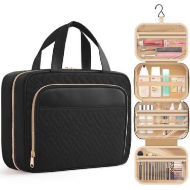 Imagem de Bolsa de higiene pessoal HOTOR Travel Waterproof com gancho para mulhe