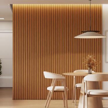 Imagem de Kit 4 Placas de Painel Ripado Milão 250cm X 58cm X 3,3mm (rende 5,8m²)