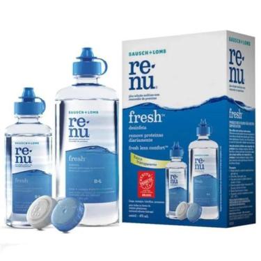 Imagem de Kit de Solução para Lentes Renu Fresh, com 355ml+120ml. - Bausch+Lomb