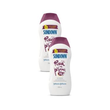 Imagem de Kit 2 Protetor Solar Sundown Praia e Piscina FPS 70 200ml