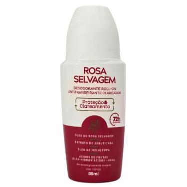 Imagem de Desodorante Roll-on Rosa Selvagem Proteção e Clareador 72h 85ml