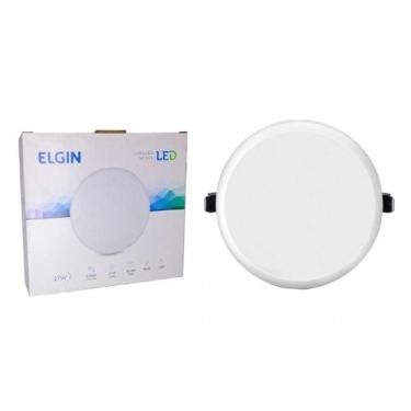 Imagem de Plafon Led Embutir Elgin Infinity Redondo 27W. 2700Lm. 6500K. Branco