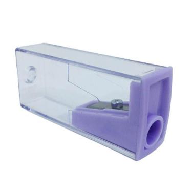 Imagem de Apontador com depósito pastel RETANGULAR Faber-Castell, Lilas