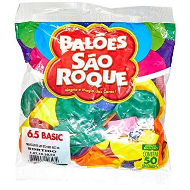 Imagem de KuPro Balão Classic N.065, Cores Sortidas, 50 Unidades, Festa, Crianças, Unissex