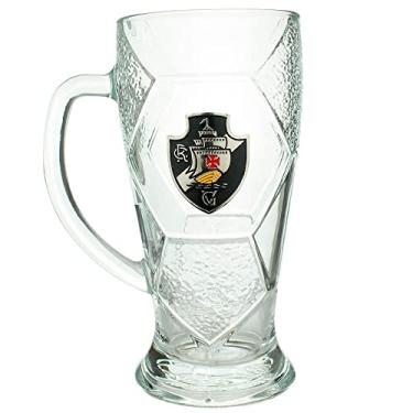Imagem de Caneca Vidro Bola Futebol 630ml - Vasco