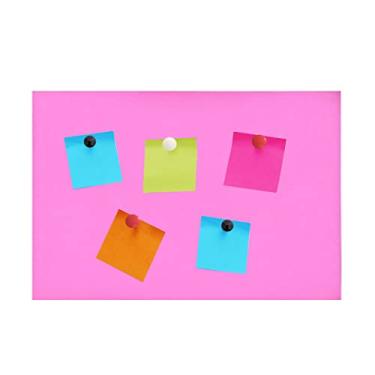 Imagem de Painel Mural de Fotos e Recados rosa 40x60 cm + 12 Imãs