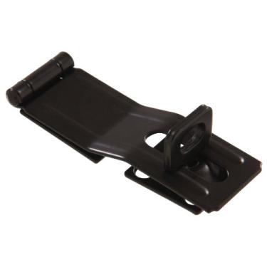 Imagem de The Hillman Group 851434 travas de segurança giratórias de 3-1/2 polegadas, acabamento preto