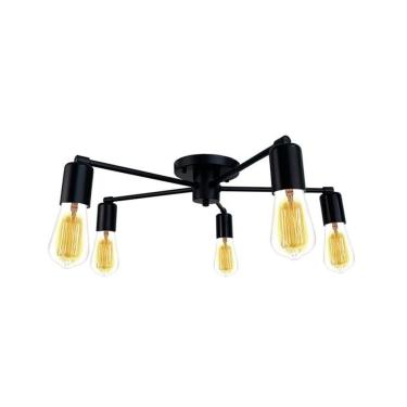 Imagem de Plafon Lumix LN1009 Preto E27 Bivolt