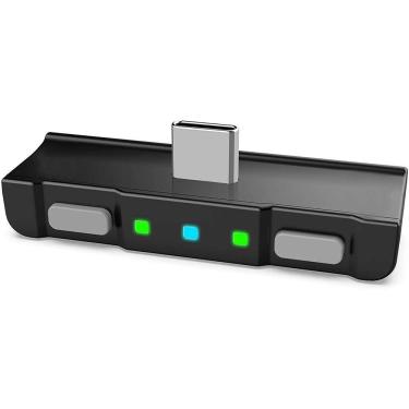 Imagem de Adaptador de transmissor de áudio HomeSpot Bluetooth 5.0 com conector digital embutido e conector USB C aptX Baixa Latência para acessórios nintend