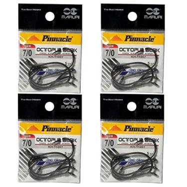 Imagem de Kit Anzol de Pesca Maruri Octopus Beak Aço Carbono N° 7/0 20 Peças