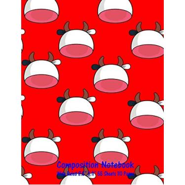 Imagem de Composition Notebook: Wide Ruled Cow Farm Bull Bovine Cattle Cute Composition Notebook, Girl Boy School Notebook, College Notebooks, Composition Book, 8.5" x 11": 7