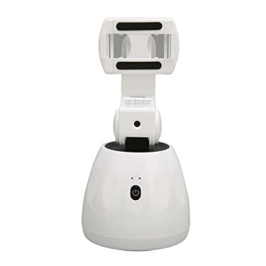 Imagem de Asixxsix Suporte de telefone para tripé de rastreamento de rosto automático, rotação de 360 graus, suporte de câmera para telefone com rosca rosqueada de 1/4 de polegada para câmera e suporte de selfie para iOS 5.1