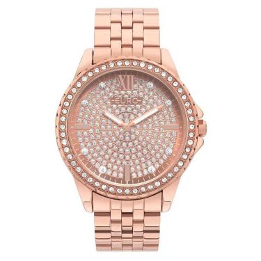 Imagem de Relógio Euro Feminino Ref: Eu2033Aw/4J Rosé Stones
