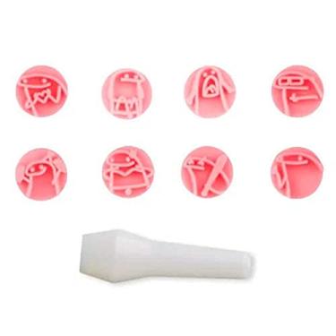 Imagem de Kit Carimbo para Doces Flork c/9 - Blue Star