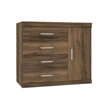 Imagem de Cômoda Solteiro 1.4 Plus 1 Porta e 4 Gavetas Demolição - Santos Andirá